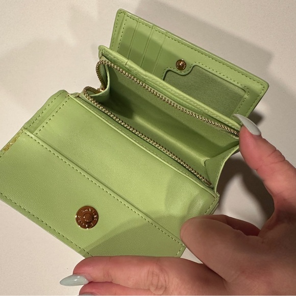 Charles & Keith Mint and Cream Mini Wallet with Beaded Strap - Picture 5 of 5